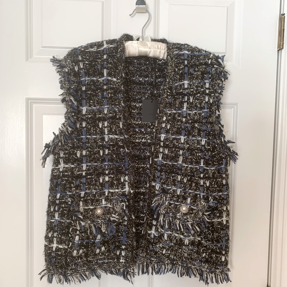 Do Everything In Love Tweed Vest